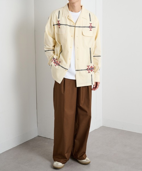 PENDLETON（ペンドルトン）の「【PENDLETON】オープンカラーシャツ　ガーメントダイ加工 5475-1011（シャツ/ブラウス・メンズ・アイボリー/チャコールグレー・L/M）」の11枚目の写真