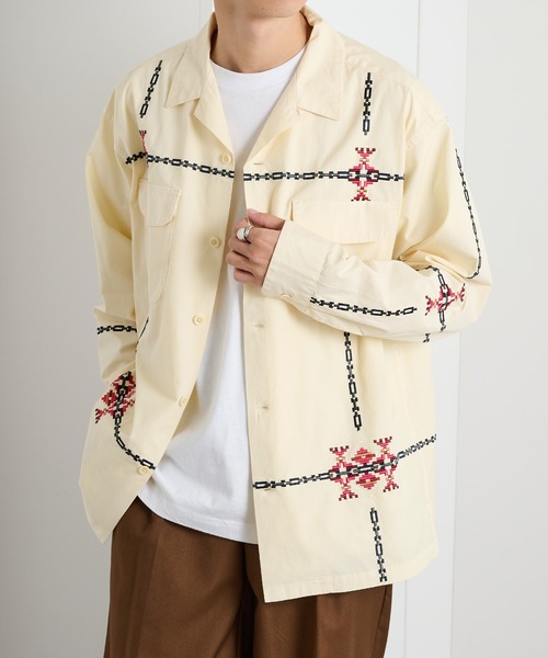 セール】【PENDLETON】オープンカラーシャツ ガーメントダイ加工 5475