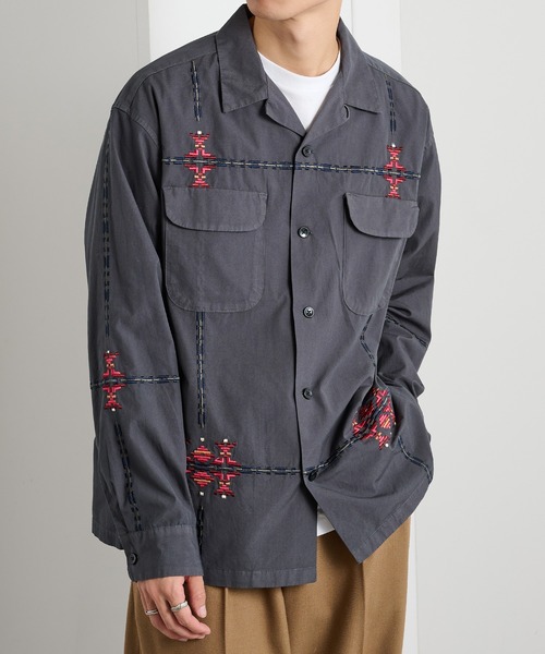 PENDLETON（ペンドルトン）の「【PENDLETON】オープンカラーシャツ　ガーメントダイ加工 5475-1011（シャツ/ブラウス・メンズ・アイボリー/チャコールグレー・L/M）」の16枚目の写真