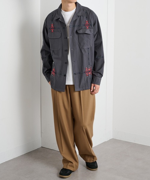 PENDLETON（ペンドルトン）の「【PENDLETON】オープンカラーシャツ　ガーメントダイ加工 5475-1011（シャツ/ブラウス・メンズ・アイボリー/チャコールグレー・L/M）」の20枚目の写真