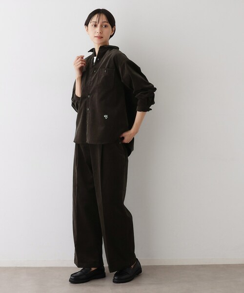 Dessin(デッサン)の「【セットアップ可・洗える】マリンコーデュロイパンツ(その他パンツ・レディース・ホワイト系/ブラウン系その他/ネイビー・00/01/02/03)」の14枚目の写真