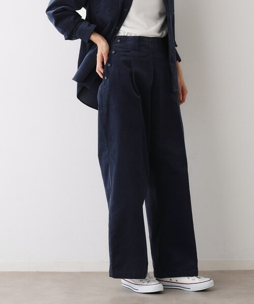 Dessin(デッサン)の「【セットアップ可・洗える】マリンコーデュロイパンツ(その他パンツ・レディース・ホワイト系/ブラウン系その他/ネイビー・00/01/02/03)」の13枚目の写真