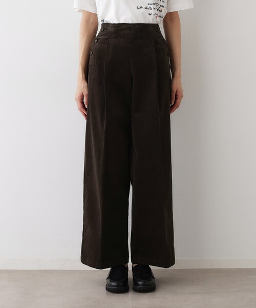 Dessin(デッサン)の「【セットアップ可・洗える】マリンコーデュロイパンツ(その他パンツ・レディース・ホワイト系/ブラウン系その他/ネイビー・00/01/02/03)」の21枚目の写真