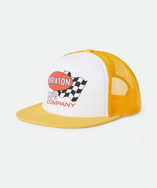 BRIXTON(ブリクストン)の「BRIXTON/ブリクストン COLLINS NP HP TRUCKER HAT キャップ(キャップ・メンズ・イエロー・ONE SIZE)」の5枚目の写真
