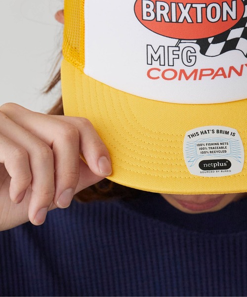 BRIXTON(ブリクストン)の「BRIXTON/ブリクストン COLLINS NP HP TRUCKER HAT キャップ(キャップ・メンズ・イエロー・ONE SIZE)」の7枚目の写真