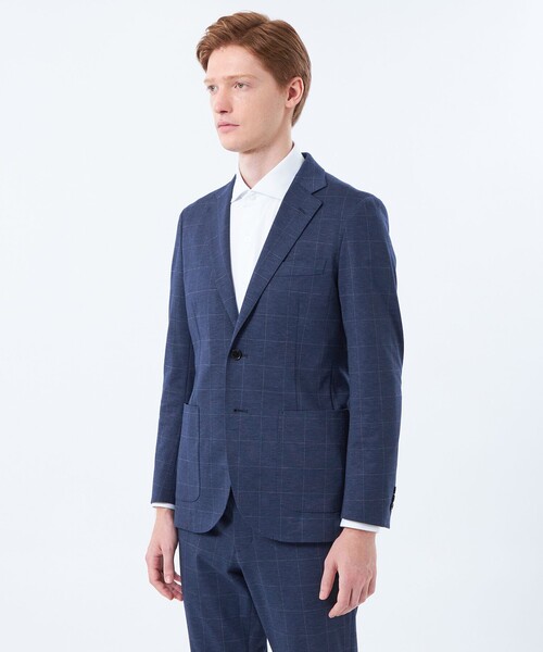MACKINTOSH PHILOSOPHY(マッキントッシュ フィロソフィー)の「テーラードジャージー ジャケット ウインドペンプリント(テーラードジャケット・メンズ・グレー・38/40)」の5枚目の写真