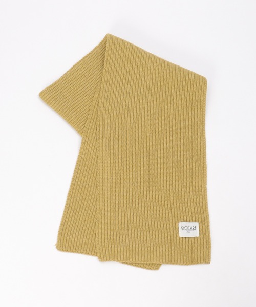 ikka(イッカ)の「リブニットマフラー(マフラー・レディース・グレー/ブラック/ブラウン/レッド/オフホワイト/ライム・FREE)」の11枚目の写真