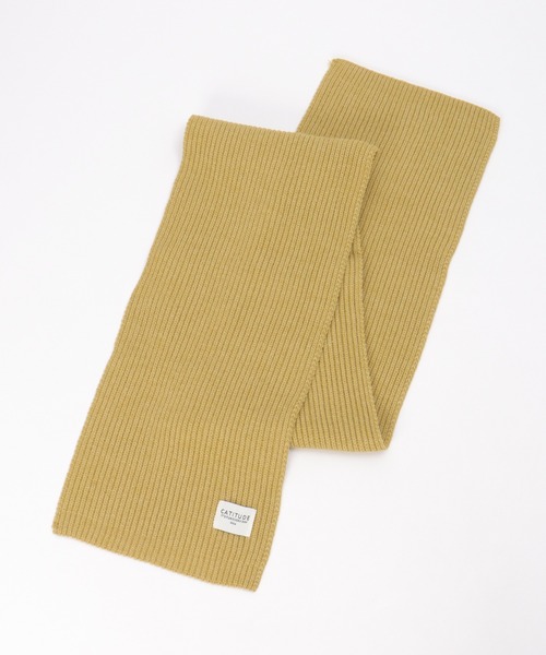 ikka(イッカ)の「リブニットマフラー(マフラー・レディース・グレー/ブラック/ブラウン/レッド/オフホワイト/ライム・FREE)」の10枚目の写真