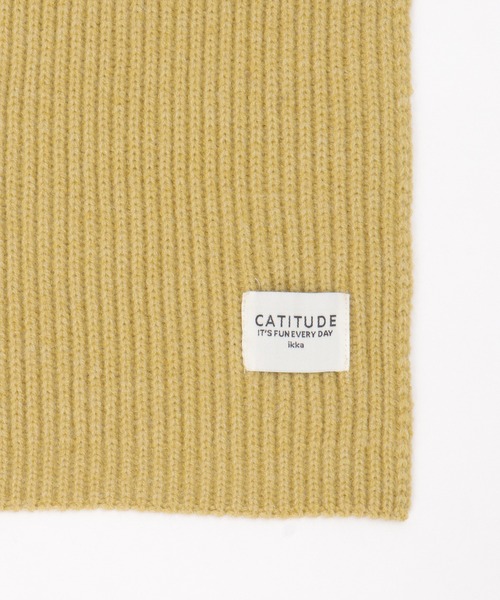 ikka(イッカ)の「リブニットマフラー(マフラー・レディース・グレー/ブラック/ブラウン/レッド/オフホワイト/ライム・FREE)」の9枚目の写真