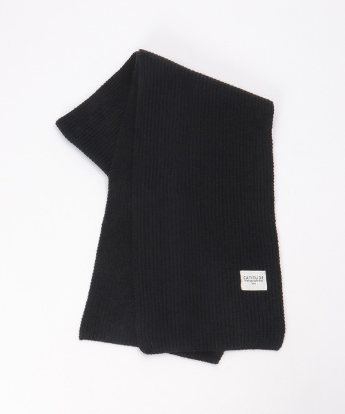 ikka(イッカ)の「リブニットマフラー(マフラー・レディース・グレー/ブラック/ブラウン/レッド/オフホワイト/ライム・FREE)」の17枚目の写真