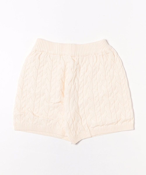 JEANASIS ケーブルニットショートパンツ JEANASIS ケーブルニットショートパンツ cable knit short pants