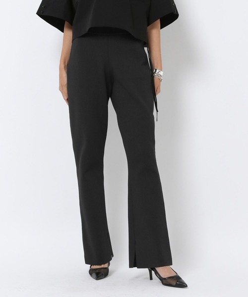 HEREIAM（ヘレイアム）の「【HEREIAM】EASYニットフレアパンツ（その他パンツ・レディース・ブラック/ダークブラウン・X-SMALL/SMALL/MEDIUM）」の18枚目の写真