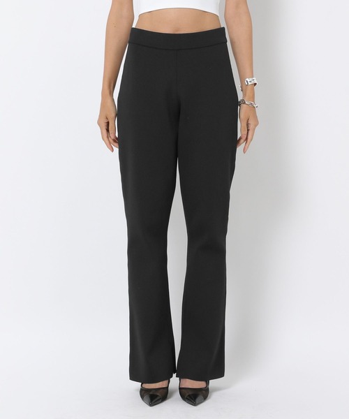 HEREIAM（ヘレイアム）の「【HEREIAM】EASYニットフレアパンツ（その他パンツ・レディース・ブラック/ダークブラウン・X-SMALL/SMALL/MEDIUM）」の11枚目の写真