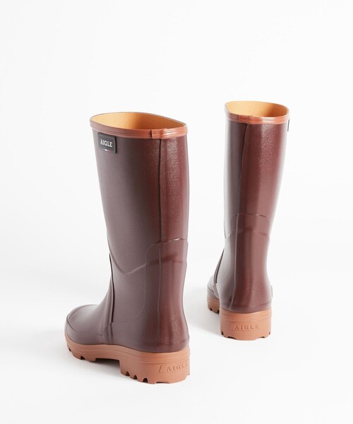 AIGLE（エーグル）の「シャンボードプロ2 レディース ラバーブーツ（レインシューズ・レディース・ライトブラウン・37/38/39/36/40）」の7枚目の写真