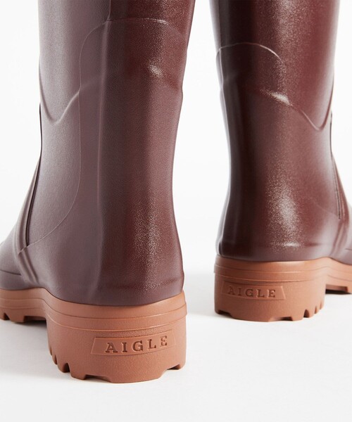 AIGLE（エーグル）の「シャンボードプロ2 レディース ラバーブーツ（レインシューズ・レディース・ライトブラウン・37/38/39/36/40）」の9枚目の写真