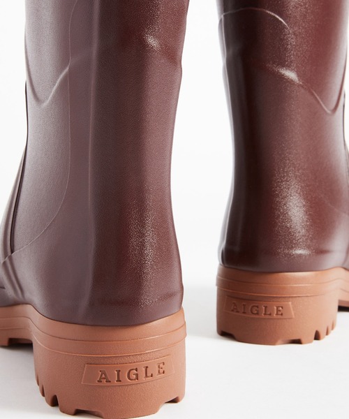 AIGLE（エーグル）の「シャンボードプロ2 レディース ラバーブーツ（レインシューズ・レディース・ライトブラウン・37/38/39/36/40）」の5枚目の写真