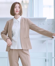 レディースのスーツセット（ベージュ系）ファッション通販