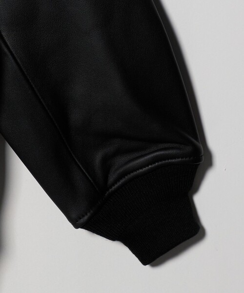 AVIREX（アヴィレックス）の「【別注】＜AVIREX＞レザー ジップ ブルゾン（ブルゾン・メンズ・ブラック・L/M/XL）」の4枚目の写真