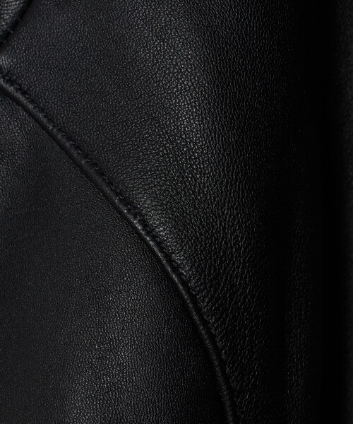 AVIREX（アヴィレックス）の「【別注】＜AVIREX＞レザー ジップ ブルゾン（ブルゾン・メンズ・ブラック・L/M/XL）」の9枚目の写真