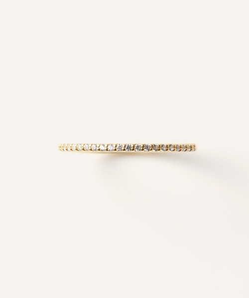 va vendome aoyama(ヴイエーヴァンドームアオヤマ)の「シルバー925 キュービックジルコニア リング(リング・レディース・イエローゴールド・#9/#11/#13/#7)」の2枚目の写真