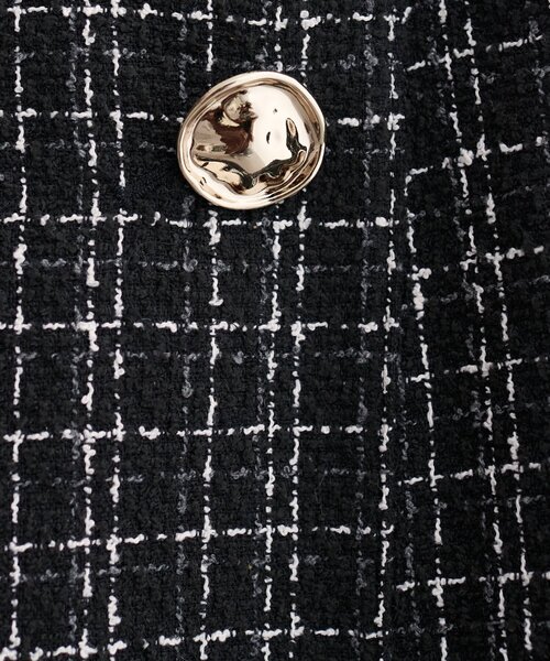 natural couture（ナチュラルクチュール）の「【WEB限定】べこべこ釦ラップミニスカート（スカート・レディース・ブラウン/その他2/その他1/チャコールグレー・FREE）」の12枚目の写真