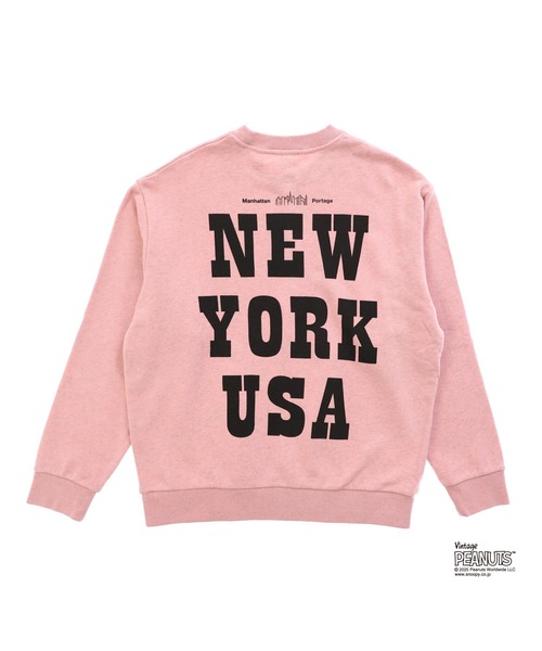 Manhattan Portage（マンハッタンポーテージ）の「Sweat Trainer PEANUTS（スウェット・メンズ・ベージュ/ダークブルー/ピンク・SMALL/MEDIUM/LARGE/X-LARGE）」の9枚目の写真