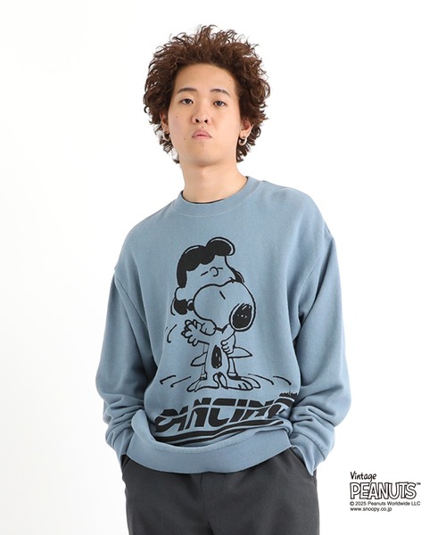 Manhattan Portage（マンハッタンポーテージ）の「Sweat Trainer PEANUTS（スウェット・メンズ・ベージュ/ダークブルー/ピンク・SMALL/MEDIUM/LARGE/X-LARGE）」の5枚目の写真