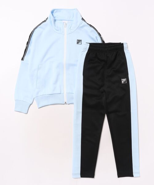 FILA/フィラ】キッズバイカラージャージ上下セット｜伸縮性・動きやす
