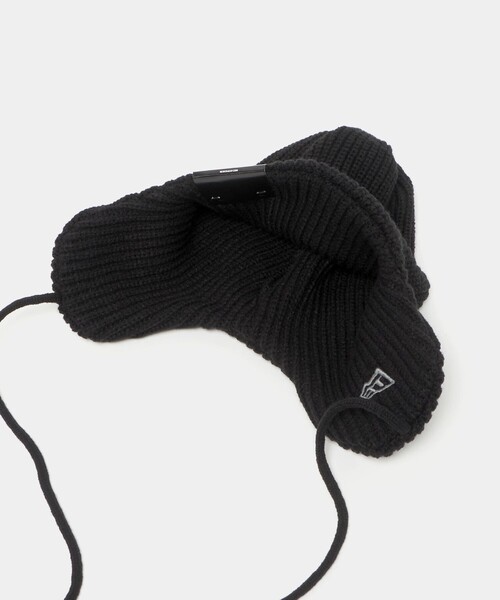 NEW ERA（ニューエラ）の「＜NEW ERA＞ ニットトラッパー / ニット帽 / キッズ（ニットキャップ/ビーニー・キッズ・ライトグレー/ブラック・FREE）」の8枚目の写真