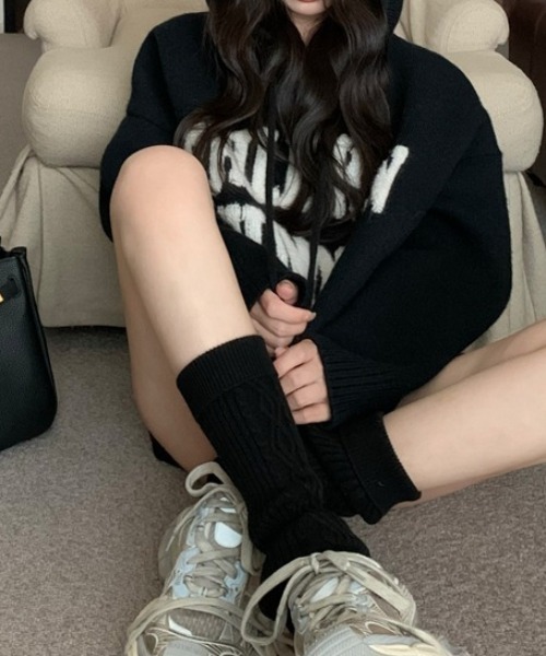 LAC-VERT（ラック・ヴェール）の「ビッグロゴニットパーカー（パーカー・レディース・オフホワイト/グレー/ブラック/レッド・FREE）」の13枚目の写真