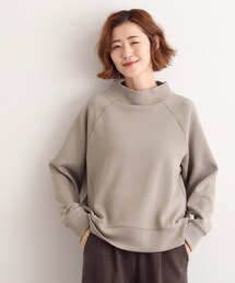 スウェット モックネック」に該当するレディースのトップス