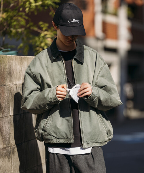 NAUTICA 中綿 ガーメントダイ クラッシュド チノジップ ブルゾン NAUTICA/中綿 ガーメントダイ クラッシュド チノジップ ブルゾン