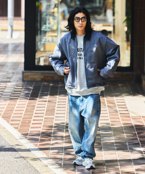 NAUTICA（ノーティカ）の「NAUTICA/ノーティカ 中綿 ガーメントダイ クラッシュド チノジップ ブルゾン/中綿ジャケット/チノツイル（ブルゾン・メンズ・チャコールグレー/ネイビー/オリーブ・MEDIUM/LARGE/X-LARGE）」の11枚目の写真