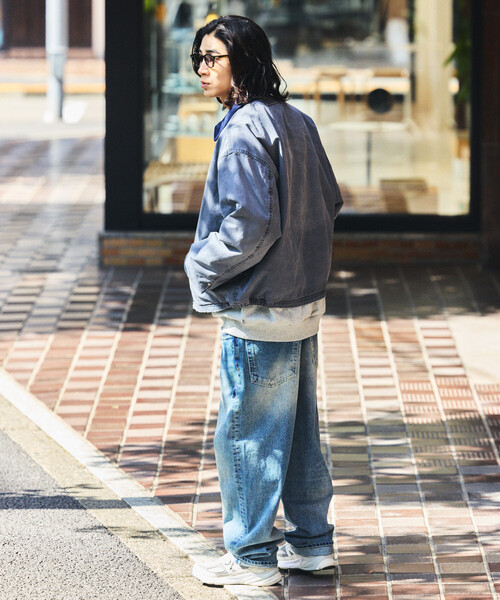 NAUTICA（ノーティカ）の「NAUTICA/ノーティカ 中綿 ガーメントダイ クラッシュド チノジップ ブルゾン/中綿ジャケット/チノツイル（ブルゾン・メンズ・チャコールグレー/ネイビー/オリーブ・MEDIUM/LARGE/X-LARGE）」の12枚目の写真