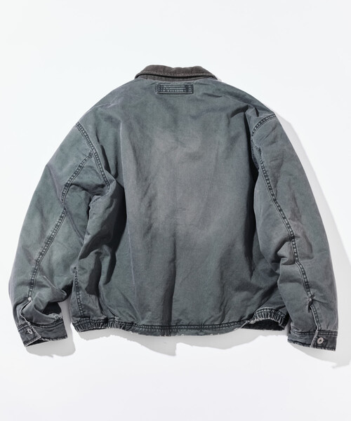 NAUTICA（ノーティカ）の「NAUTICA/ノーティカ 中綿 ガーメントダイ クラッシュド チノジップ ブルゾン/中綿ジャケット/チノツイル（ブルゾン・メンズ・チャコールグレー/ネイビー/オリーブ・MEDIUM/LARGE/X-LARGE）」の21枚目の写真