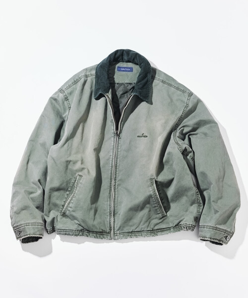 NAUTICA（ノーティカ）の「NAUTICA/ノーティカ 中綿 ガーメントダイ クラッシュド チノジップ ブルゾン/中綿ジャケット/チノツイル（ブルゾン・メンズ・チャコールグレー/ネイビー/オリーブ・MEDIUM/LARGE/X-LARGE）」の22枚目の写真