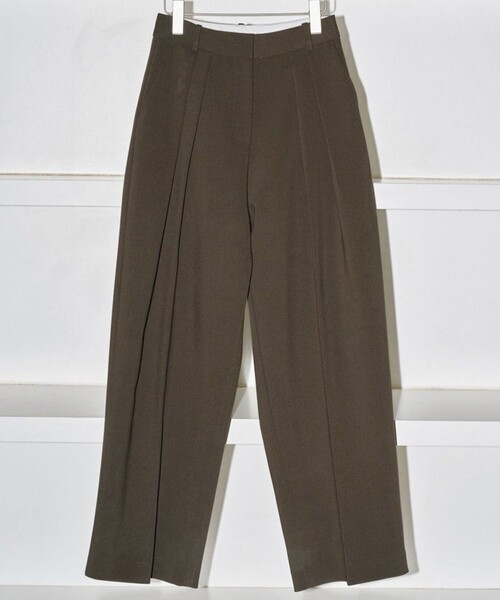 TODAYFUL（トゥデイフル）の「【TODAYFUL/トゥデイフル】Bonding Wide Trousers/ボンディングワイドトラウザーパンツ（スラックス・レディース・チャコールグレー/ブラック/モスグリーン・36/38）」の17枚目の写真
