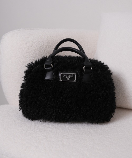 LIPSERVICE（リップサービス）の「プードルボアミニボストンバッグ（ボストンバッグ・レディース・アイボリー/ブラック/ブラウン・FREE）」の7枚目の写真