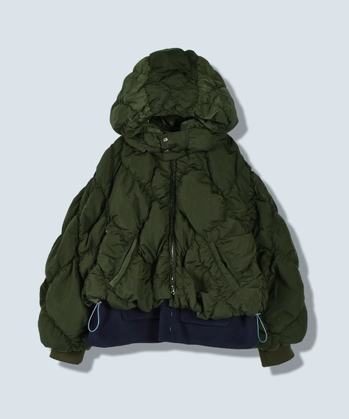 SHIRRING LAYERED DOWN CT（その他アウター）｜OMMO（オーエムエムオー