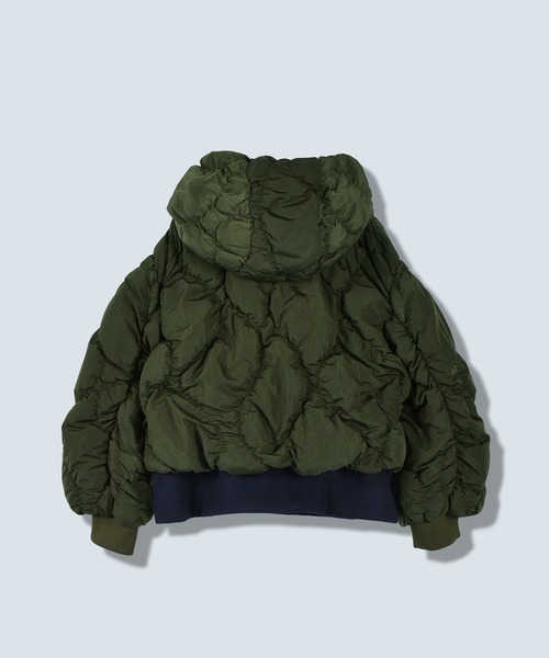 SHIRRING LAYERED DOWN CT（その他アウター）｜OMMO（オーエムエムオー