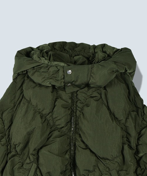 ジャケット・アウター OMMO SHIRRING LAYERED DOWN CT OMMO ONLINE STORE / SHIRRING LAYERED DOWN CT