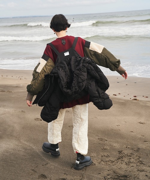 SHIRRING LAYERED DOWN CT（その他アウター）｜OMMO（オーエムエムオー