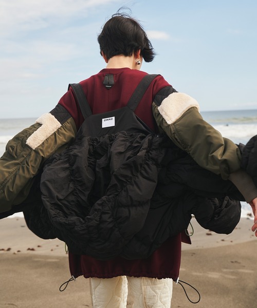 SHIRRING LAYERED DOWN CT（その他アウター）｜OMMO（オーエムエムオー