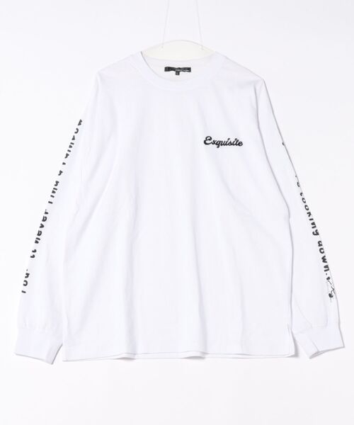 WEGO（ウィゴー）の「グラフィックアンサンブルロンＴ（アンサンブル・メンズ・ホワイト/ピンク・LARGE/MEDIUM）」の5枚目の写真
