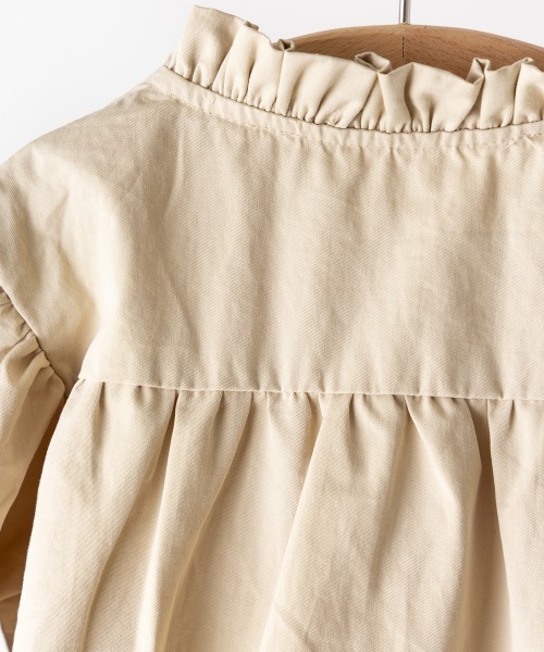 riziere(リジェール)の「ダブルボタンフリルカラーワンピースコート(その他アウター・キッズ・アッシュブラウン/ベージュ・90/100/110/120/130/140/150)」の17枚目の写真