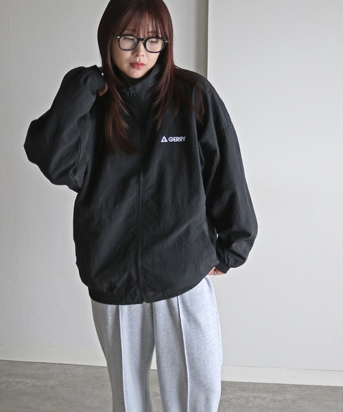 GERRY（ジェリー）の「【GERRY/ジェリー】 切替ナイロンジャケット（ナイロンジャケット・メンズ・ブラック×グリーン/ブラック×ベージュ/ブラック×パープル/ブラック・L/M/XL）」の5枚目の写真