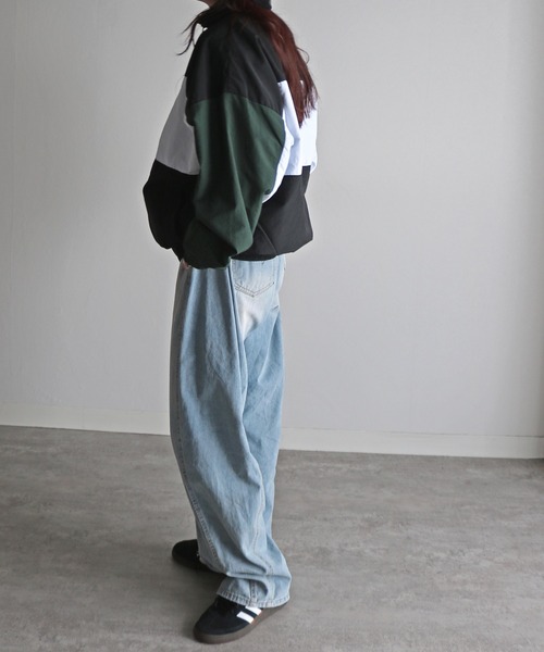 GERRY（ジェリー）の「【GERRY/ジェリー】 切替ナイロンジャケット（ナイロンジャケット・メンズ・ブラック×グリーン/ブラック×ベージュ/ブラック×パープル/ブラック・L/M/XL）」の13枚目の写真