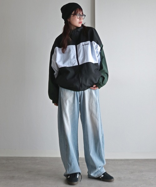 GERRY（ジェリー）の「【GERRY/ジェリー】 切替ナイロンジャケット（ナイロンジャケット・メンズ・ブラック×グリーン/ブラック×ベージュ/ブラック×パープル/ブラック・L/M/XL）」の15枚目の写真