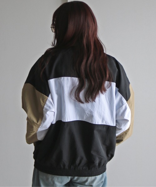 GERRY（ジェリー）の「【GERRY/ジェリー】 切替ナイロンジャケット（ナイロンジャケット・メンズ・ブラック×グリーン/ブラック×ベージュ/ブラック×パープル/ブラック・L/M/XL）」の17枚目の写真