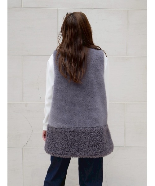 ボアドッキングファーベスト(その他アウター)|BeBeoD(べベッド)の ボアドッキングファーベスト(その他アウター)|BeBeoD(べベッド)の